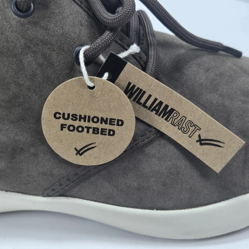 William Rast Dark Brown Suede Hawk Chukka Lace-up Ankle Boots Booties Size 10